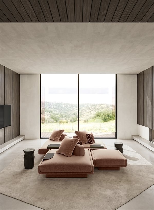 Lilas Mosaïque Gallotti&Radice canapé design D-Style Interior