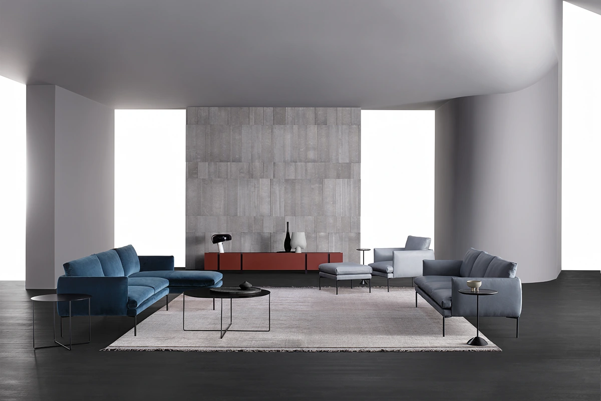 Meuble TV Sistema Parere par Amura Lab – une création modulable et élégante qui allie design italien, fonctionnalité et raffinement artisanal. Disponible chez D-Style Interior.