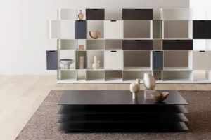 Millefoglie par Amura Lab – une table design sculpturale, entre légèreté et solidité, alliant esthétique géométrique et fonctionnalité. Disponible chez D-Style Interior.