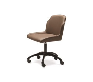 Tyler Wheels Chaise pivotante de Cattelan Italia : design élégant, structure en aluminium, assise réglable et confort luxueux pour le bureau moderne. Disponible chez D-Style Interior.