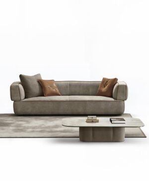 Morgan canapé modulable haut de gamme par Gamma Arredamenti, alliant confort, modularité et design raffiné. Disponible chez D-Style Interior.