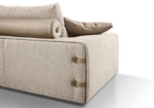 Gregory canapé design haut de gamme par Gamma Arredamenti. Style contemporain, détails raffinés et confort exceptionnel. Disponible chez D-Style Interior.