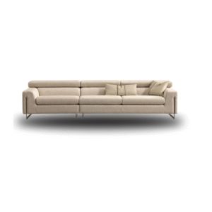 Bellevue canapé de Gamma Arredamenti, un modèle haut de gamme en cuir avec appuis-tête réglables et design contemporain. Disponible chez D-Style Interior.