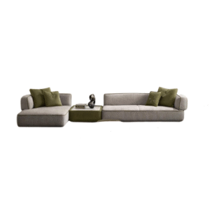 Morgan canapé modulable haut de gamme par Gamma Arredamenti, alliant confort, modularité et design raffiné. Disponible chez D-Style Interior.