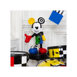 Mickey Kolor Medium, Sculpture design haut de gamme Leblon Delienne, colorée et ludique, peinture à la main. Disponible chez D-Style Interior