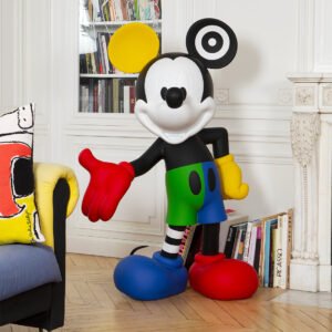 Mickey Kolor Large, Sculpture design haut de gamme Leblon Delienne, colorée et ludique, peinture à la main. Disponible chez D-Style Interior
