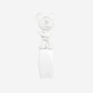 Mickey Rock Large Sculpture design haut de gamme Leblon Delienne, hommage aux 90 ans de Mickey, résine peinte à la main, multi-facettes, disponible chez D-Style Interior