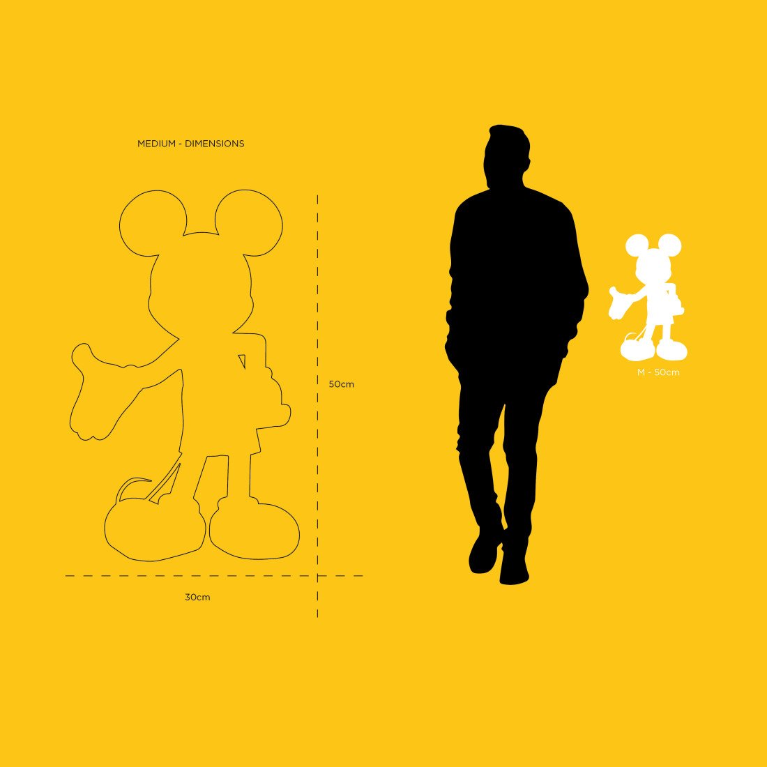 Mickey Voxel Medium, sculpture design haut de gamme Leblon Delienne x Miguel Chevalier, fusion entre art numérique et pop culture. Disponible chez D-Style Interior.