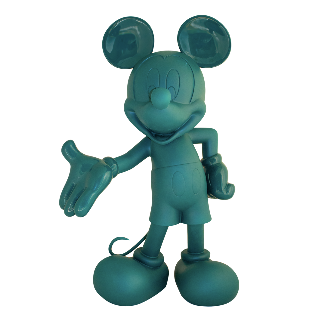 Mickey Welcome Medium, Sculpture design haut de gamme Leblon Delienne, joyeux et audacieux, capturant l’icône Mickey Mouse. Disponible chez D-Style Interior