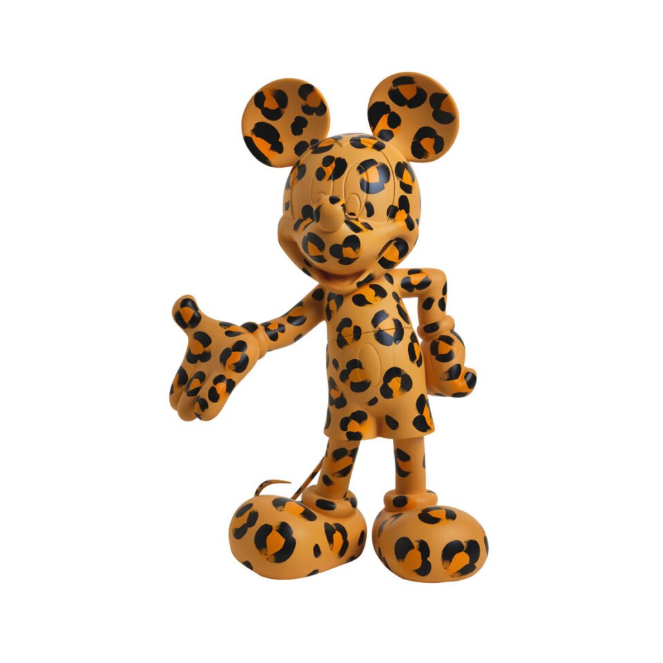 Mickey Welcome Léopard Small Sculpture design – Leblon Delienne