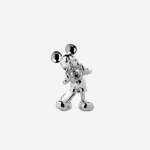 Mickey with Love Chromé Extra Small, sculpture design haut de gamme par Leblon Delienne, version chromée argent ultra contemporaine. Disponible chez D-Style Interior