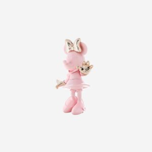 Minnie Welcome Bicolore Small, Sculpture design haut de gamme Leblon Delienne, chromée et colorée, élégante et espiègle, disponible chez D-Style Interior