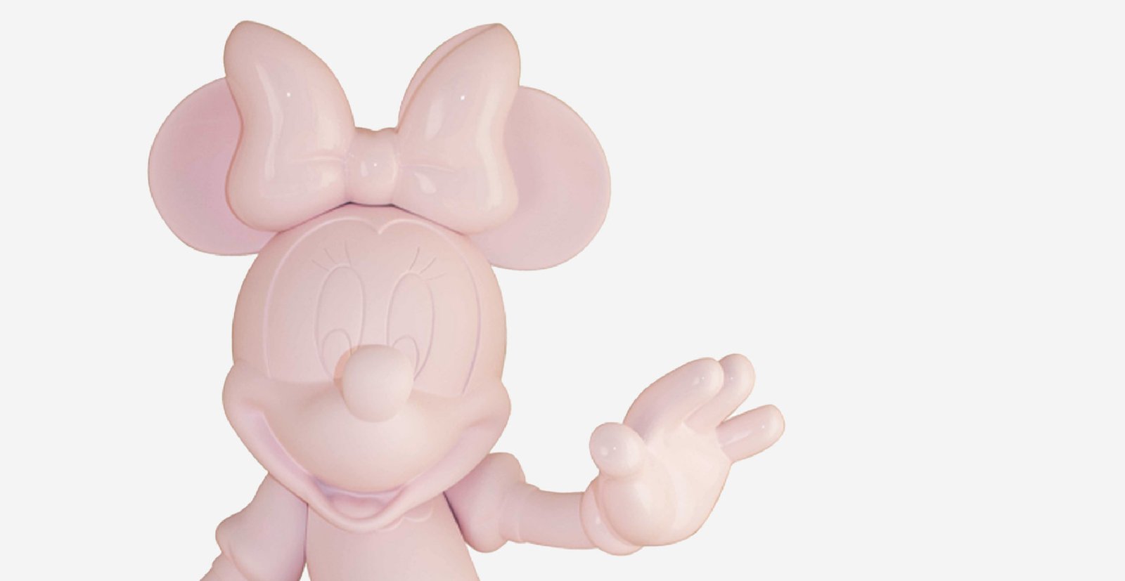 Minnie Welcome Medium, Sculpture design haut de gamme Leblon Delienne, élégante et sophistiquée, accompagnant Mickey Mouse. Disponible chez D-Style Interior