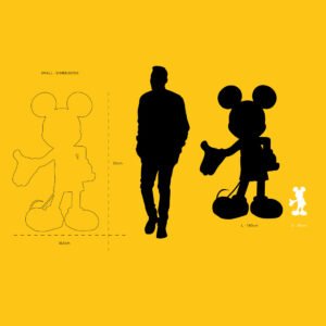 Star Style Mickey Small, sculpture design haut de gamme Leblon Delienne x Martyn Lawrence Bullard, Disney. Disponible chez D-Style Interior.