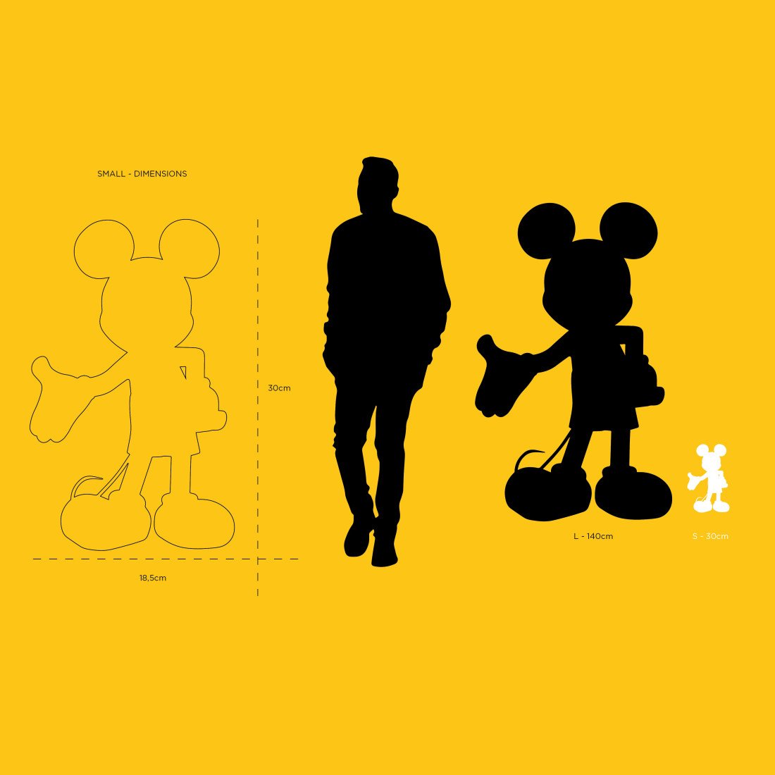 Star Style Mickey Small, sculpture design haut de gamme Leblon Delienne x Martyn Lawrence Bullard, Disney. Disponible chez D-Style Interior.
