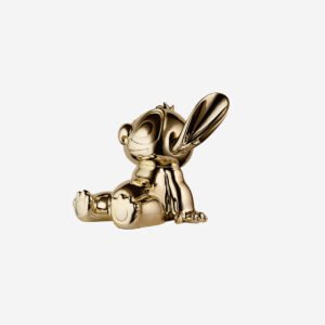 Stitch Chromé Small, sculpture design haut de gamme Leblon Delienne, création contemporaine en finition chromé or. Disponible chez D-Style Interior.