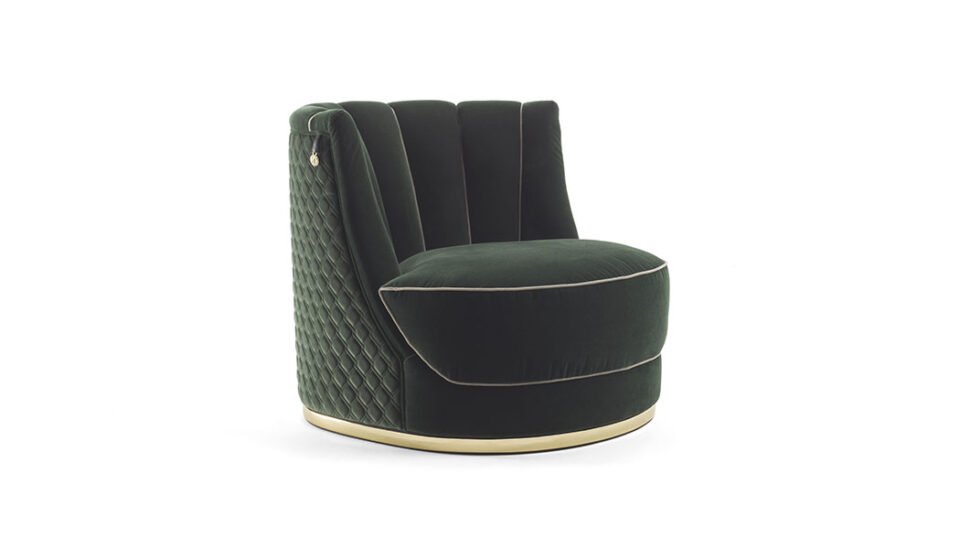 Bianca fauteuil design haut de gamme – Vittoria Frigerio