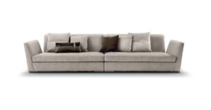 Visconti canapé design haut de gamme par Vittoria Frigerio au style élégant et modulable. Disponible chez D-Style Interior.