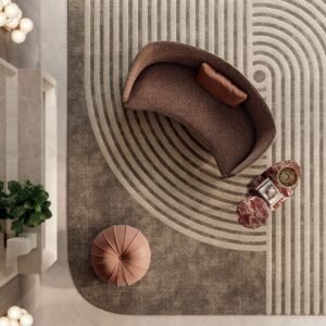 Poggi canapé de Vittoria Frigerio, un modèle compact au style raffiné, avec dossier matelassé et pieds en bois massif. Disponible chez D-Style Interior.