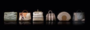 Dandy Bags de Gamma Arredamenti, des accessoires en cuir personnalisables servant de porte-magazines. Élégance et savoir-faire italien. Disponible chez D-Style Interior.
