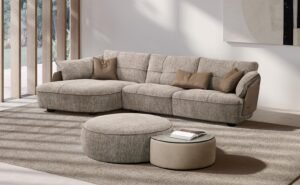 Baloon Ottomans de Gamma Arredamenti, poufs design élégants et polyvalents pour compléter votre espace de vie. Disponible chez D-Style Interior.
