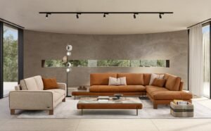 Tokyo canapé sectionnel haut de gamme par Gamma Arredamenti avec design moderne et confort supérieur. Disponible chez D-Style Interior.