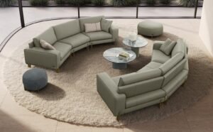 Tokyo canapé sectionnel haut de gamme par Gamma Arredamenti avec design moderne et confort supérieur. Disponible chez D-Style Interior.