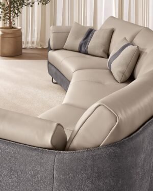 Swing canapé sectionnel haut de gamme par Gamma Arredamenti avec design modulable et confort supérieur. Disponible chez D-Style Interior.
