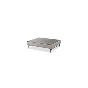 Saks – table basse design en cuir imprimé – Gamma Arredamenti