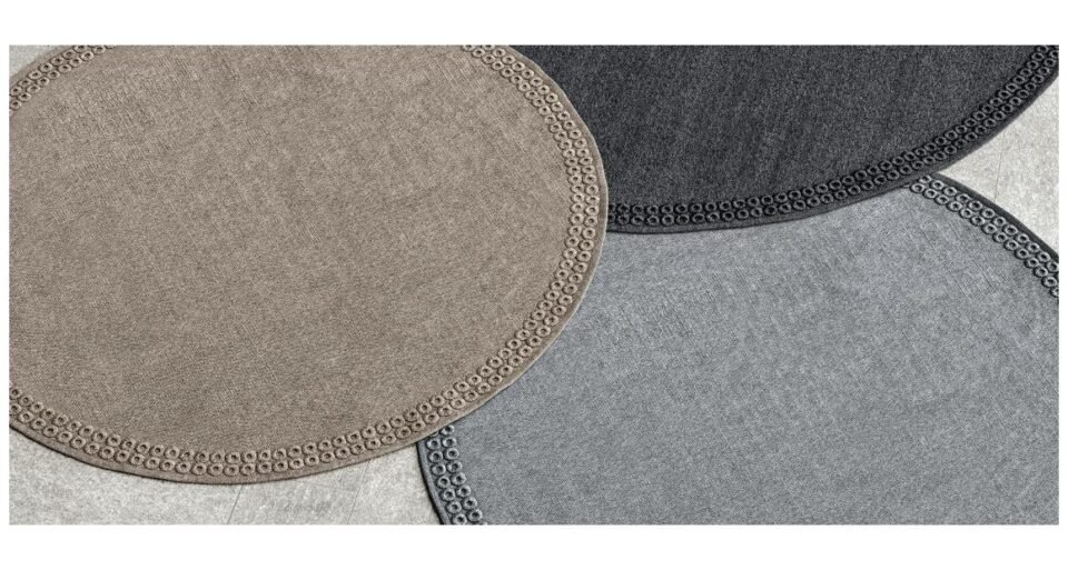 Fabric//Quadro Tapis rond