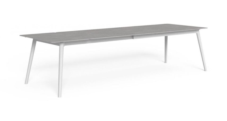 Moon//Alu Table à manger extensible 240/300 x 100
