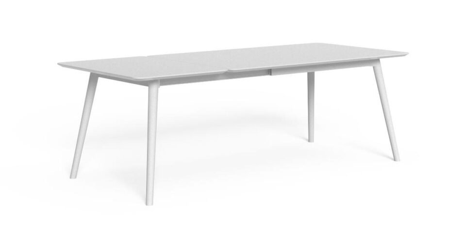 Moon//Alu Table à manger extensible 160/215 x 95